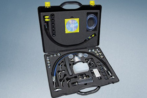Contains all the necessary tools for a comprehensive test of the high pressure pump and rail pressure sensor.