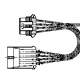 1684463381 - 4 way adapter cable Oval type