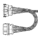 1684463344 - 5 way adapter cable Amp type